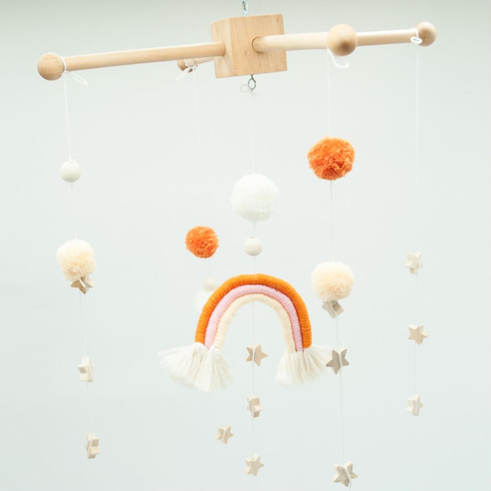 Baby Nursery Frames - Babybett-Hängevorrichtung, Holzrahmen, Windspiel-Halterung, DIY-Set zum Aufhängen