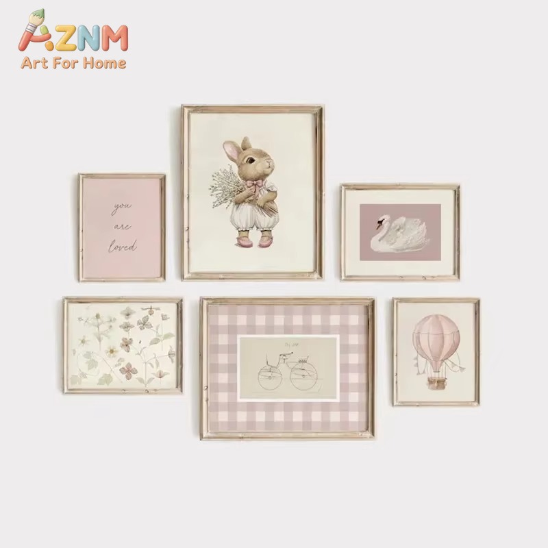 Bunny Nursery Leinwand-Wandbil – Baby Nursery Frames Bewertung und Preis