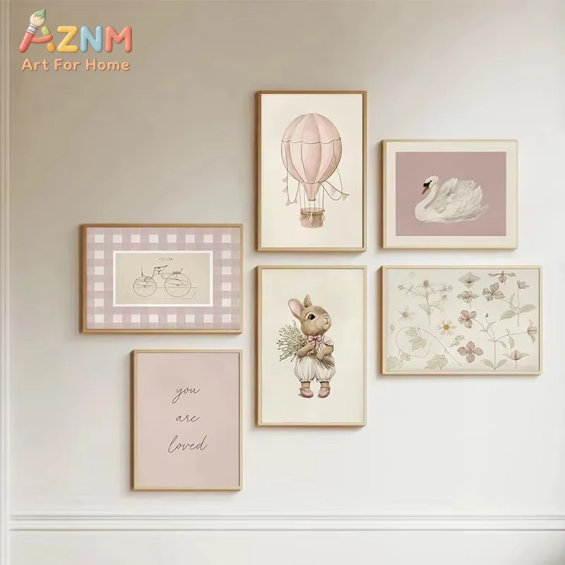 Bunny Nursery Leinwand-Wandbil – Baby Nursery Frames Bewertung und Preis